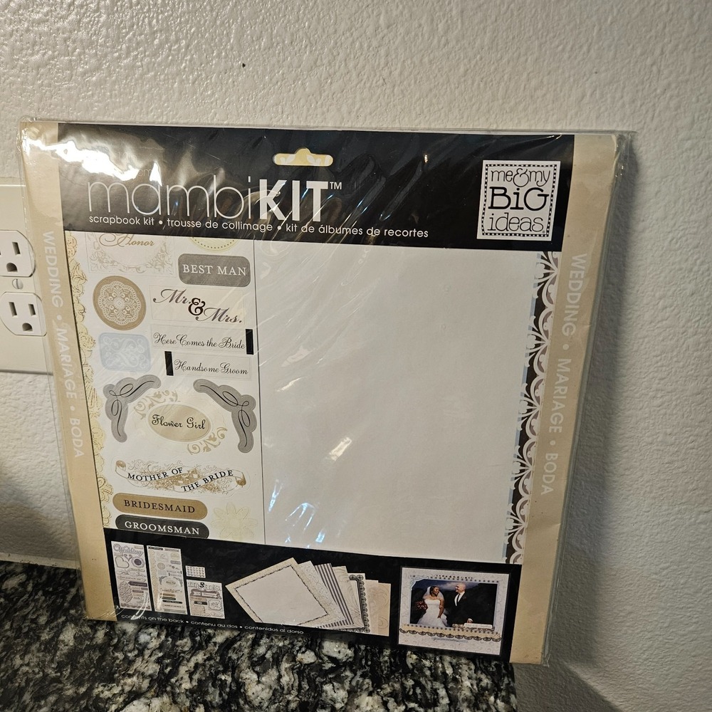 New Me & My Big Ideas Scrapbook Page Kit Wedding12x12